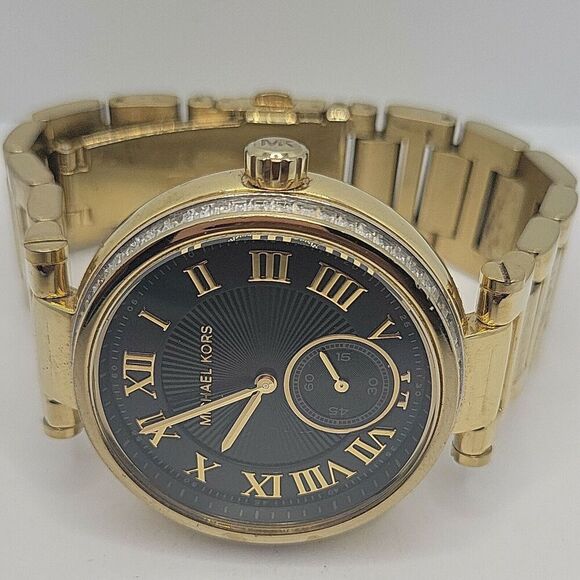 Michael Kors Skylar MK5989 Womens Stainless Steel Analog Dial Quartz Watch BC639 - Picture 6 of 10